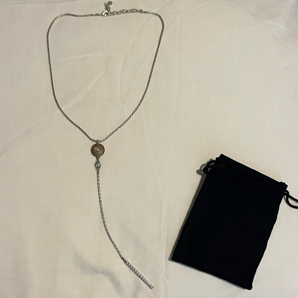 Dual tone silver/gold necklace